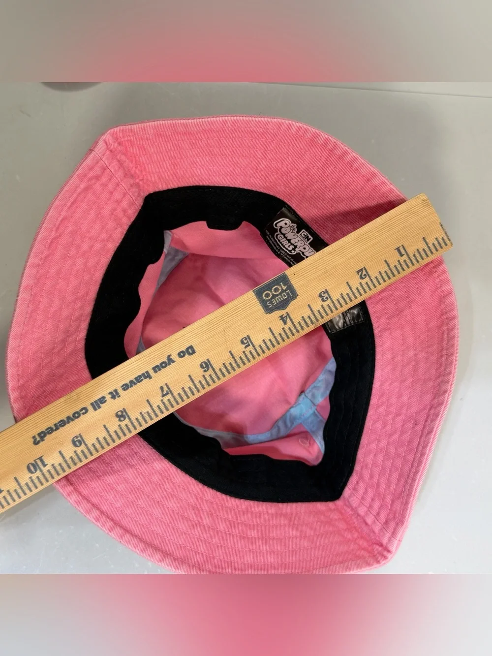 Powerpuff Girls Hat Bucket Fitted One Size Pink Cartoon Network Y2K Kidcore